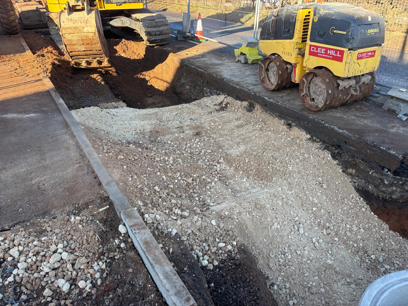 New chamber installation for highway gullies